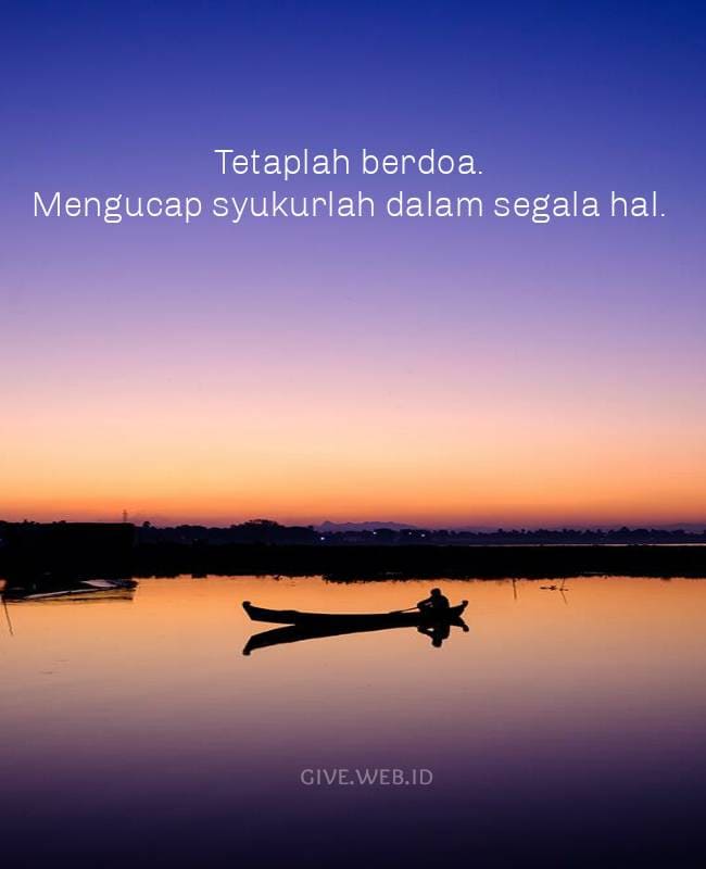 Tetaplah Berdoa