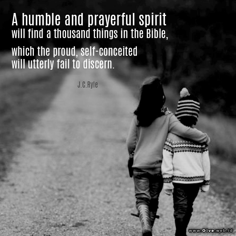 A Humble And Prayerful Spirit